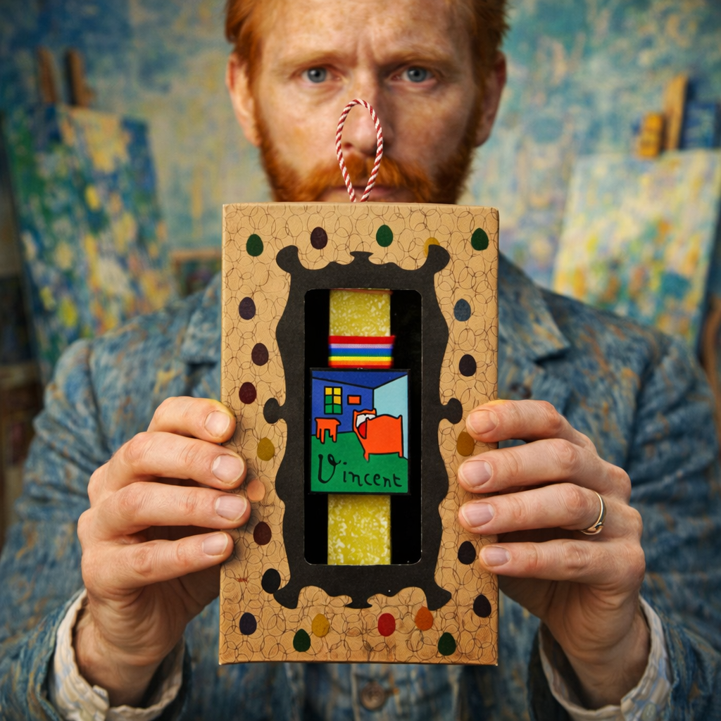 Λαμπάδα 20 Μαγνητάκι πίνακας - Κίτρινο