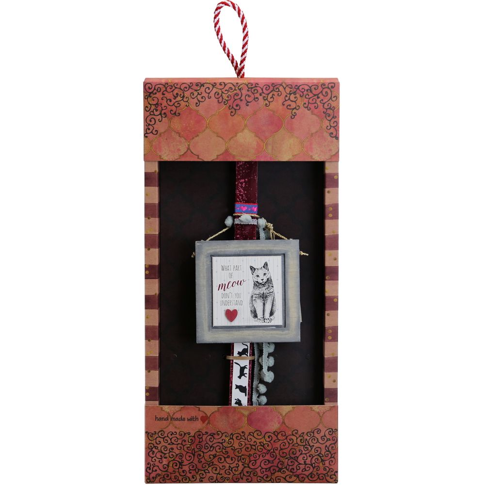 Λαμπάδα Καρδιά κρεμ ξύλινη - Καφέ