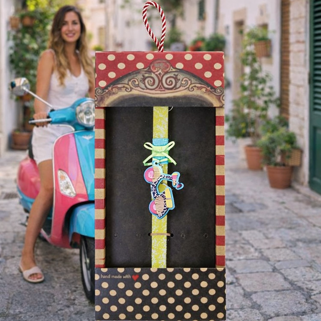 Λαμπάδα Μπρελόκ σκούτερ - Κίτρινο