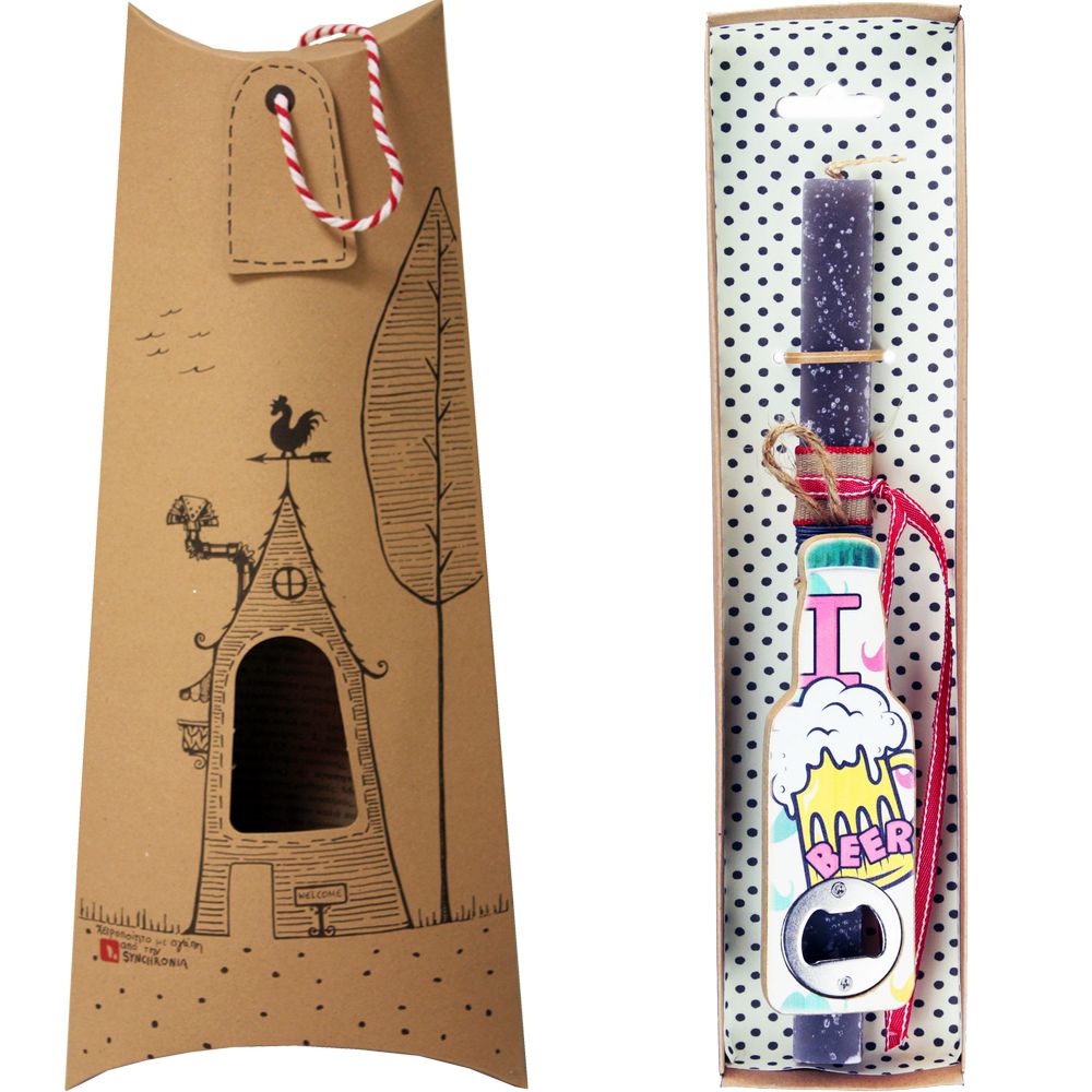 Λαμπάδα Ανοιχτήρι Μπύρα \