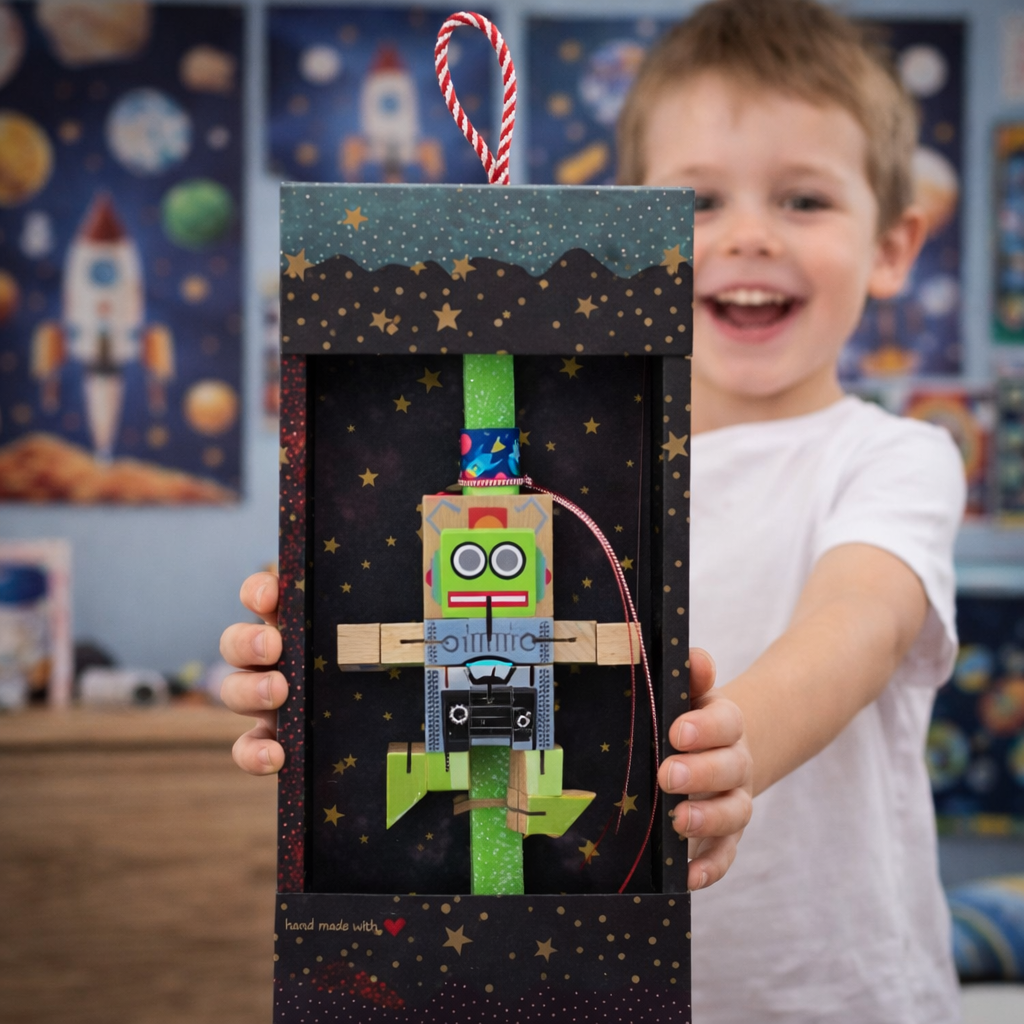 Λαμπάδα Τρανσφόρμερ ρομπότ - Πράσινο