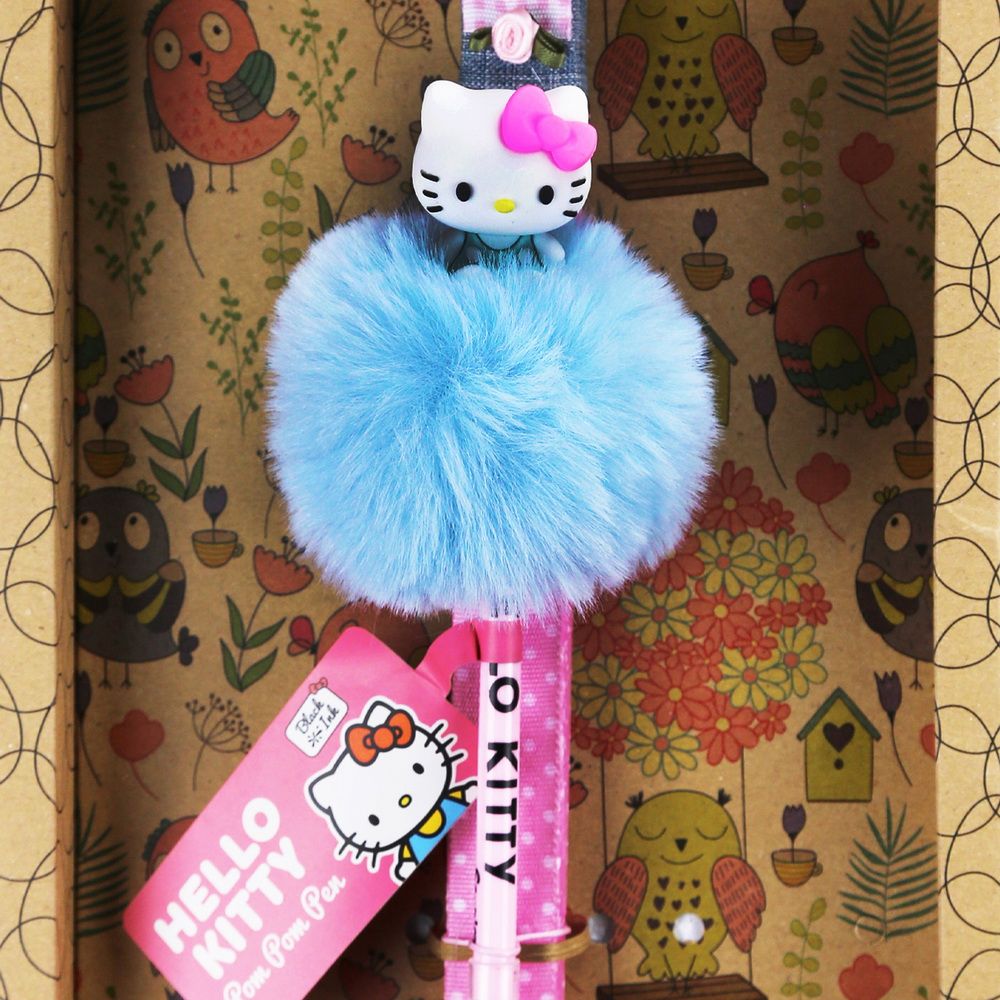 Λαμπάδα Στυλό Pom Pom Hello Kitty - Ροζ
