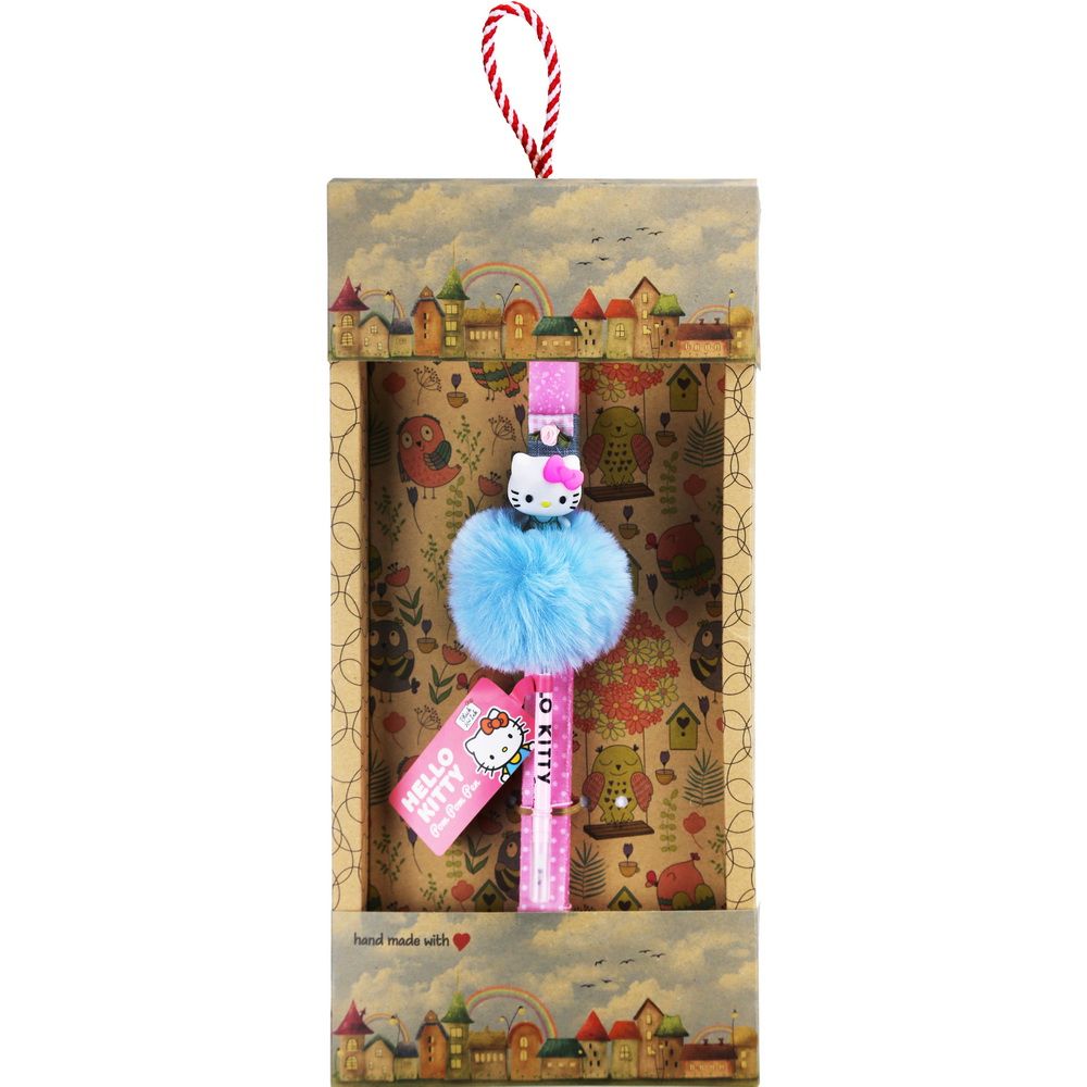 Λαμπάδα Στυλό Pom Pom Hello Kitty - Ροζ