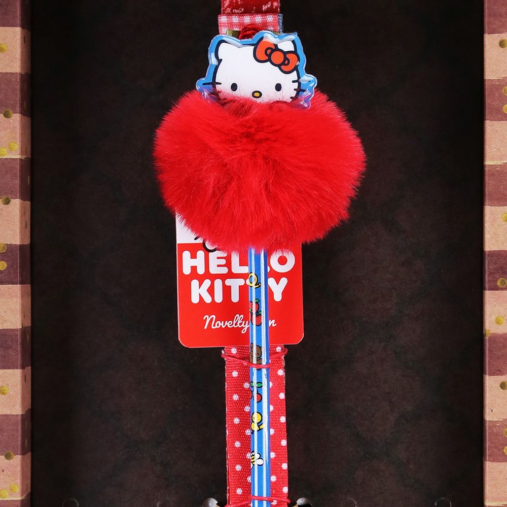 Λαμπάδα Στυλό Pom Pom Hello Kitty - Κόκκινο
