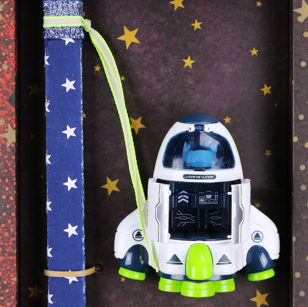 Λαμπάδα ROCKET SPACE - πύραυλος green