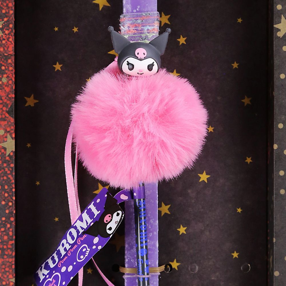 Λαμπάδα Στυλό Pom Pom - Kuromi lilac