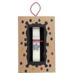 Λαμπάδα 20 Αστεράκι γκρι - Κρεμ