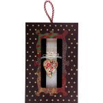 Λαμπάδα Καρδιά φλοράλ μικρή - μπεζ