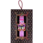 Λαμπάδα Πεταλούδα φλοράλ μικρή - ροζ