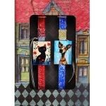 Λαμπάδα Ζευγάρι Γάτα Σκύλος - Κόκκινο-Μπλε