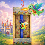 Λαμπάδα Ξύλινο pull back - Δράκος