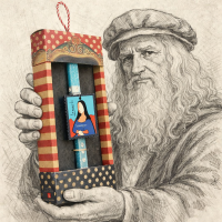 Φωτογραφία από Λαμπάδα Πίνακας Ζωγραφικής - Leonardo