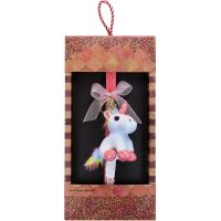 Φωτογραφία από Λαμπάδα Μπρελόκ μονόκερος - Λευκός