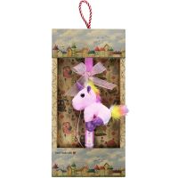 Φωτογραφία από Λαμπάδα Μπρελόκ μονόκερος - Ροζ