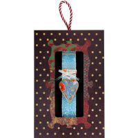 Λαμπάδα Καρδιά φλοράλ μικρή - πετρόλ Φωτογραφία από Λαμπάδα Καρδιά φλοράλ μικρή - πετρόλ