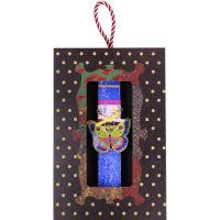 Λαμπάδα Πεταλούδα φλοράλ μικρή - μπλε Φωτογραφία από Λαμπάδα Πεταλούδα φλοράλ μικρή - μπλε