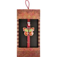 Λαμπάδα Πεταλούδα φλοράλ - Κοκκινη Φωτογραφία από Λαμπάδα Πεταλούδα φλοράλ - Κοκκινη