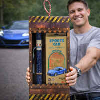 Λαμπάδα Μοντέλο ξύλινο pull back - Sports car Φωτογραφία από Λαμπάδα Μοντέλο ξύλινο pull back - Sports car