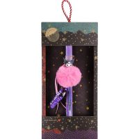 Φωτογραφία από Λαμπάδα Στυλό Pom Pom - Kuromi lilac