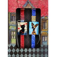 Λαμπάδα Ζευγάρι Γάτα Σκύλος - Κόκκινο-Μπλε Φωτογραφία από Λαμπάδα Ζευγάρι Γάτα Σκύλος - Κόκκινο-Μπλε