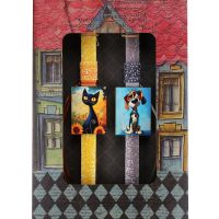 Λαμπάδα Ζευγάρι Γάτα Σκύλος - Κροκί-Μπλε Φωτογραφία από Λαμπάδα Ζευγάρι Γάτα Σκύλος - Κροκί-Μπλε