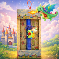 Φωτογραφία από Λαμπάδα Ξύλινο pull back - Δράκος