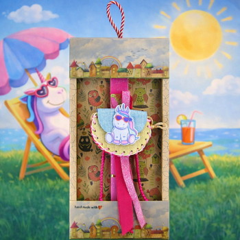 Λαμπάδα Τσαντάκι ζωάκι - Μονόκερος