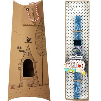 Λαμπάδα Μπρελόκ τροχόσπιτο - Love