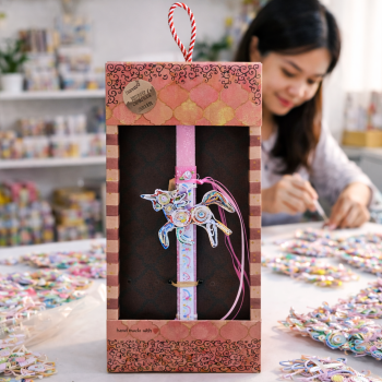 Λαμπάδα Στολίδι χειροτέχνημα - Μονόκερος