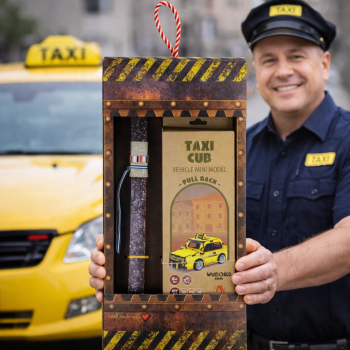 Λαμπάδα Μοντέλο ξύλινο pull back - TAXI