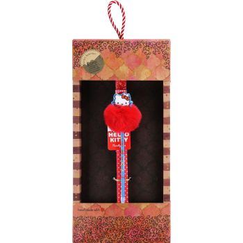 Λαμπάδα Στυλό Pom Pom Hello Kitty - Κόκκινο