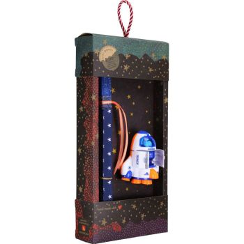 Λαμπάδα ROCKET SPACE - πύραυλος orange