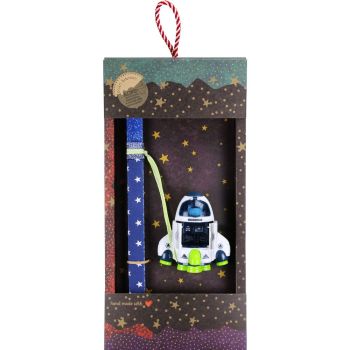 Λαμπάδα ROCKET SPACE - πύραυλος green