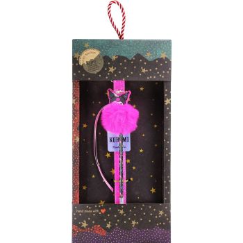 Λαμπάδα Στυλό Pom Pom - Kuromi pink