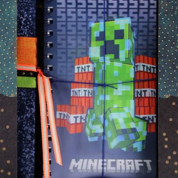 Λαμπάδα Τετράδιο σπιράλ - MINECRAFT