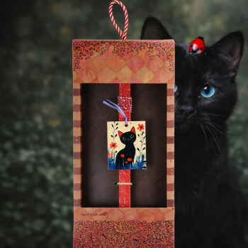 Λαμπάδα Καδράκι pet - Γάτα