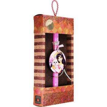 Λαμπάδα Πριγκίπισσα - με γατούλα