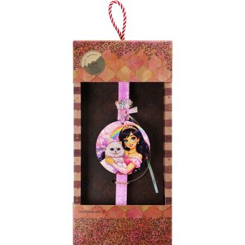 Λαμπάδα Πριγκίπισσα - με γατούλα