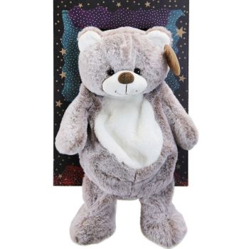 Λαμπάδα Τσάντα λούτρινη - Αρκούδος