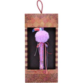 Λαμπάδα Στυλό Φλαμίνγκο - Λιλά