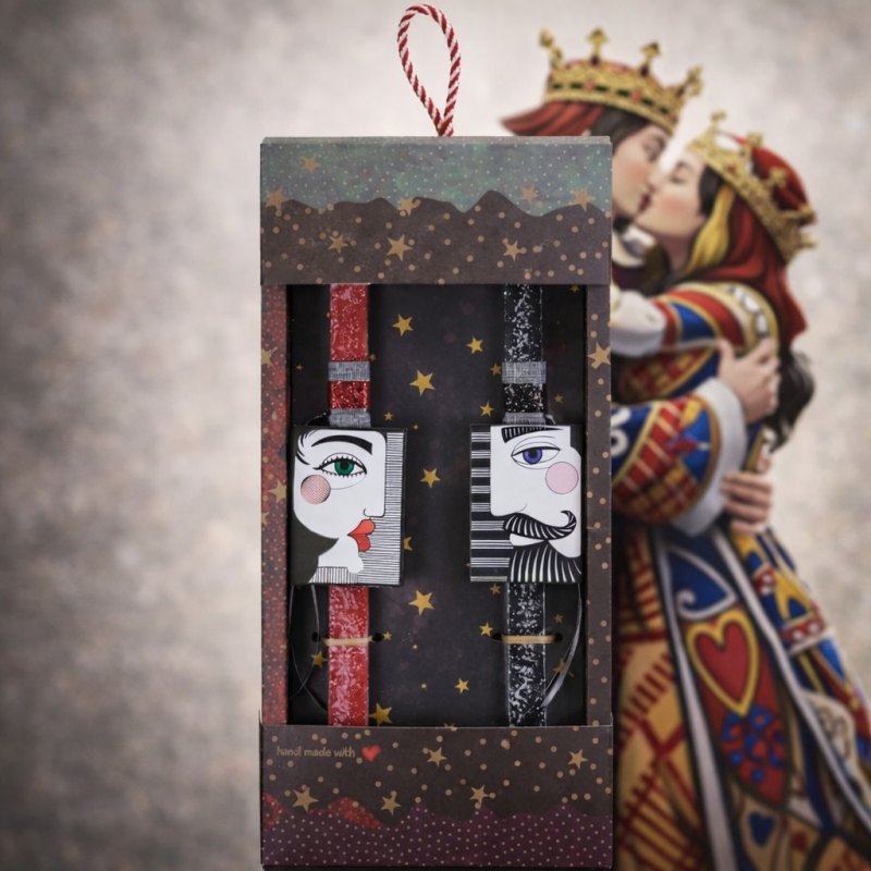 Λαμπάδα Μαγνητάκια Ντάμα Ρήγας - Αστέρια Φωτογραφία από Λαμπάδα Μαγνητάκια Ντάμα Ρήγας - Αστέρια