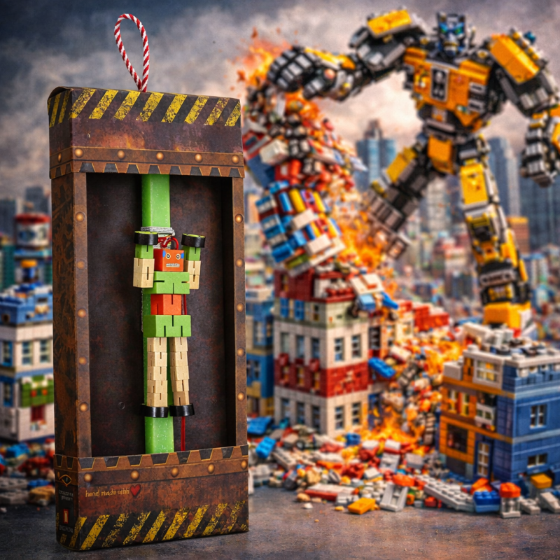 Λαμπάδα Τρανσφόρμερ μικρός - Λαχανί Φωτογραφία από Λαμπάδα Τρανσφόρμερ μικρός - Λαχανί