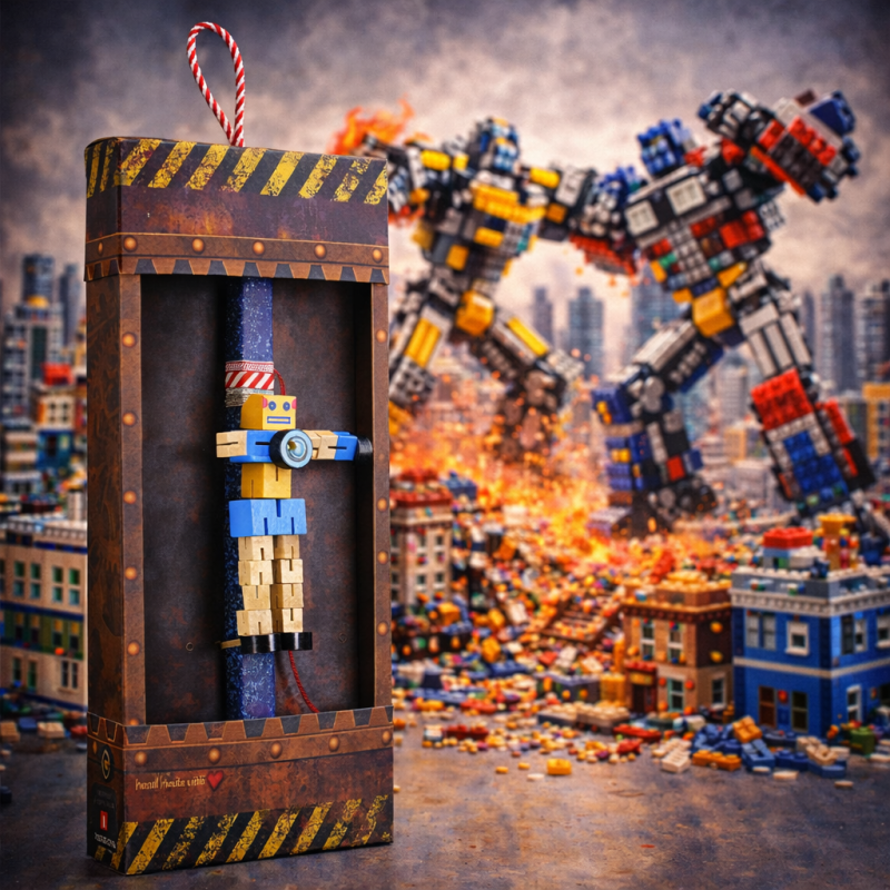 Λαμπάδα Τρανσφόρμερ μικρός - Μπλε Φωτογραφία από Λαμπάδα Τρανσφόρμερ μικρός - Μπλε