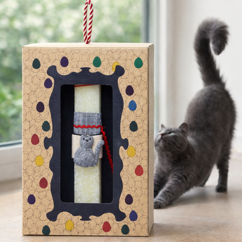 Φωτογραφία από Λαμπάδα 20 Φελτ ζωάκια - Γάτα