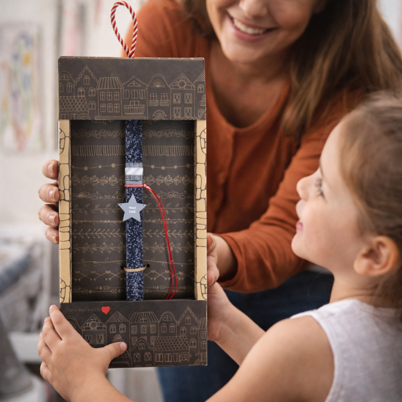 Φωτογραφία από Λαμπάδα Αστεράκι Γκρι - Γκρι