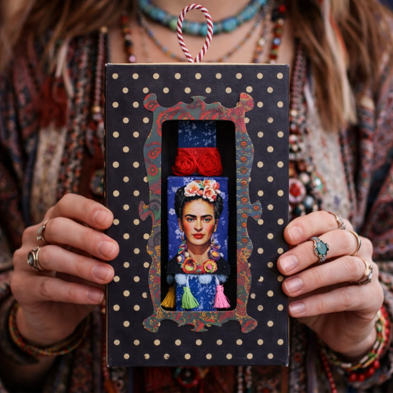Φωτογραφία από Λαμπάδα 20 Μαγνητάκι Frida - Μπλε 