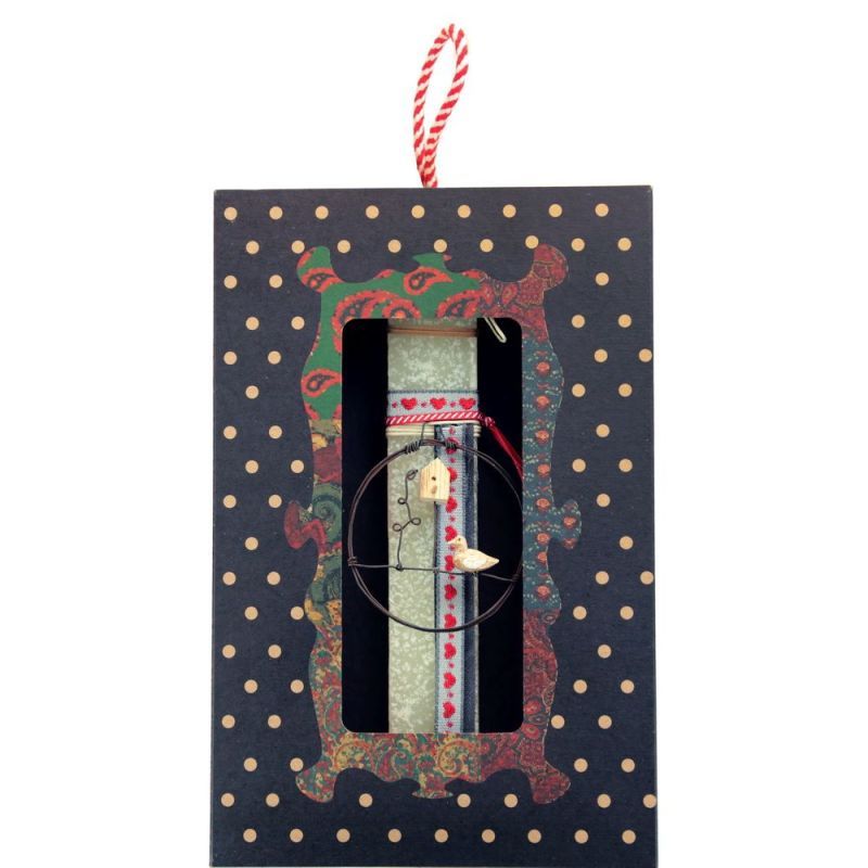 Φωτογραφία από Λαμπάδα 20 εκ.Συρμάτινο στεφάνι - Κρεμ 