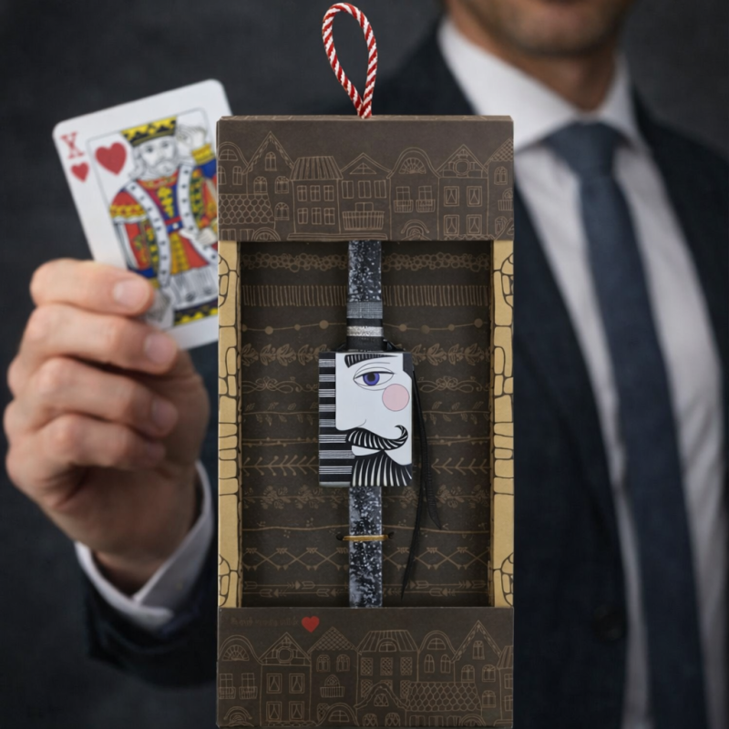 Φωτογραφία από Λαμπάδα Μαγνητάκι Ρήγας - Στριφτό μουστάκι