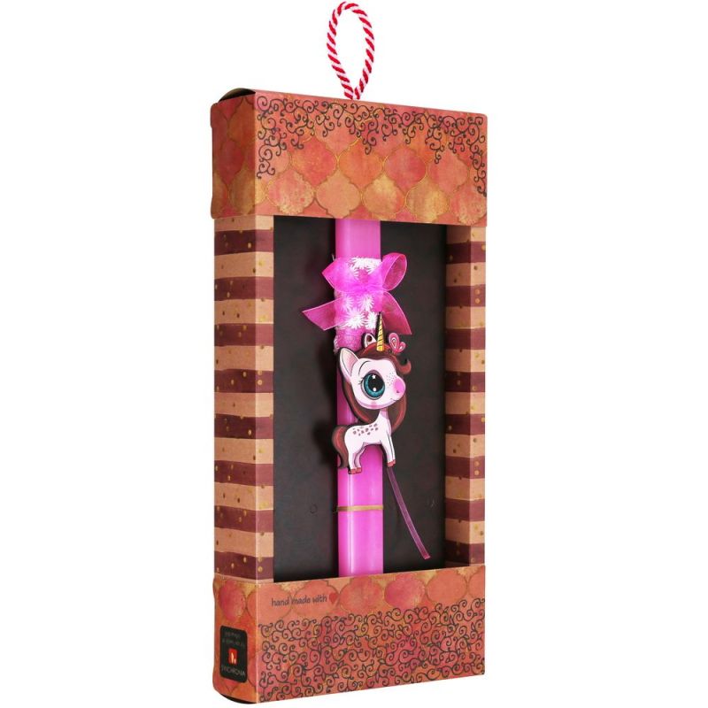 Λαμπάδα Basic -Μονόκερος με πεταλούδα Φωτογραφία από Λαμπάδα Basic -Μονόκερος με πεταλούδα