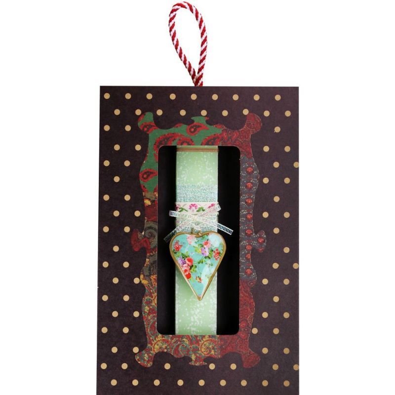 Φωτογραφία από Λαμπάδα Καρδιά φλοράλ μικρή - βεραμάν